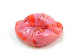 Connie Christopher glass lips focal bead