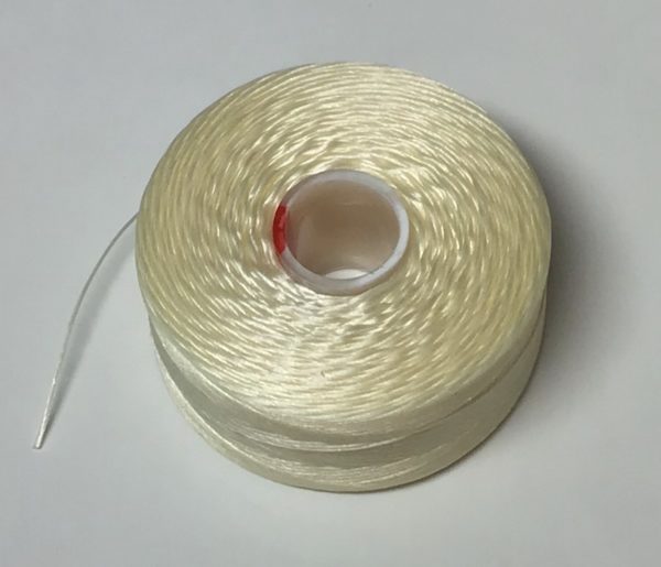 C-Lon Bead Thread Size D, Cream