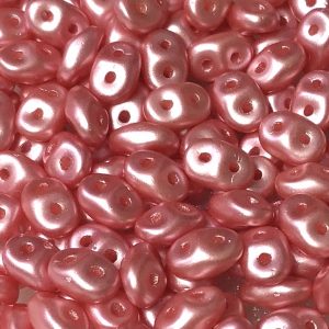 SuperDuo 5x2mm Bead Pearl Light Coral