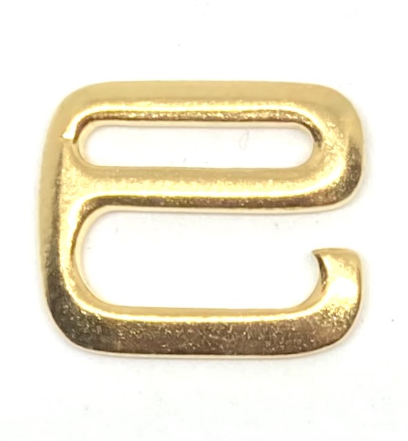 1/2 E-Hook Clasp, Gold Plate